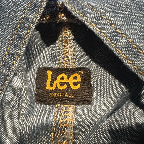 Toddler Lee Shortalls Denim Cotton Blend Size 2T - Picture 4 of 6